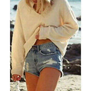 Billabong Drift Away Blue Jean Shorts Size 27